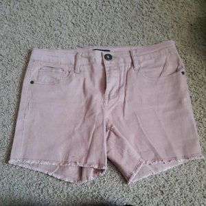 Silvercrush Pink Frayed Midi Shorts Juniors 5/6